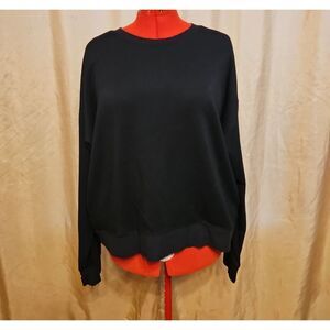 STYLUS Super SOFT Black Long Sleeve Sweatshi